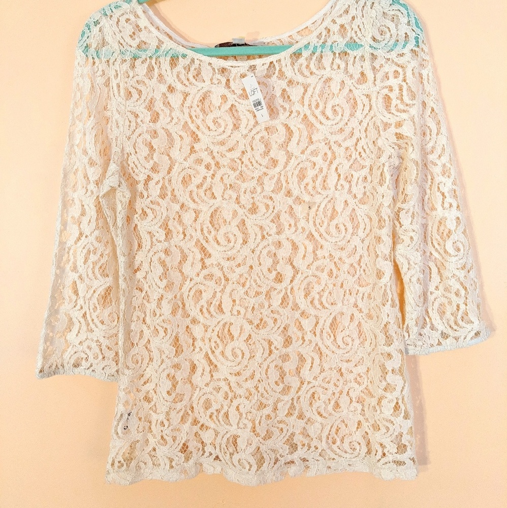 Loft lace blouse